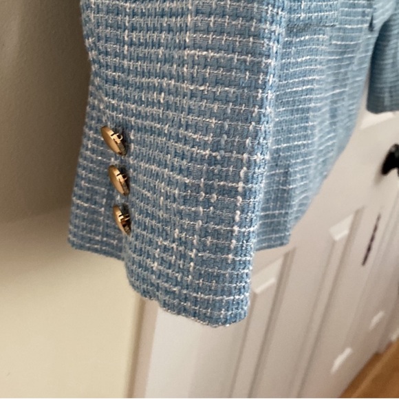 Blue tweed Blazer women, Forever 21. Great conditions, worn 2-3 times. - Picture 4 of 7